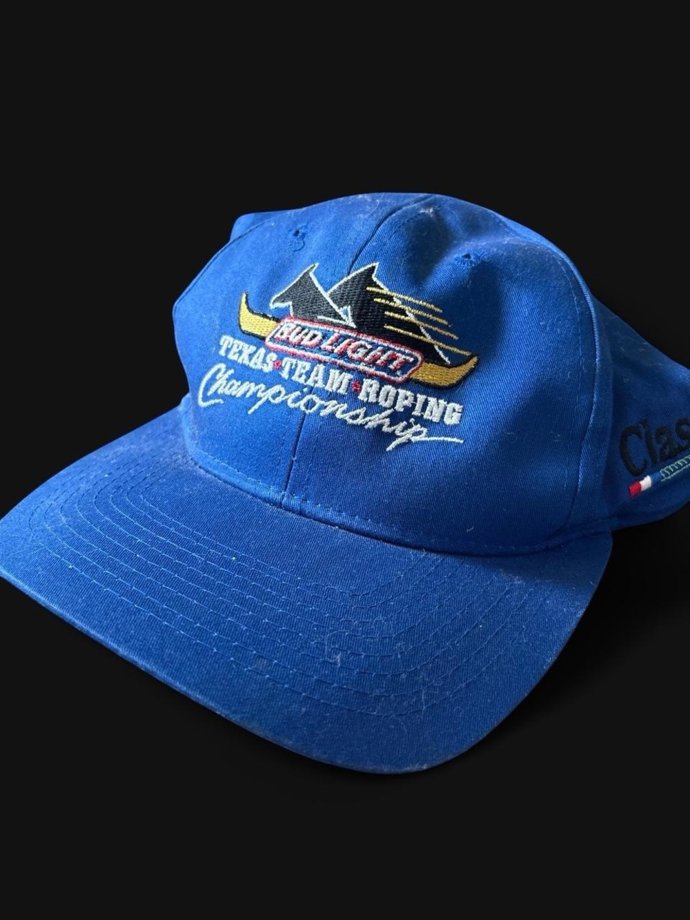 Vintage Blue Texas Team Roping Championship Cap